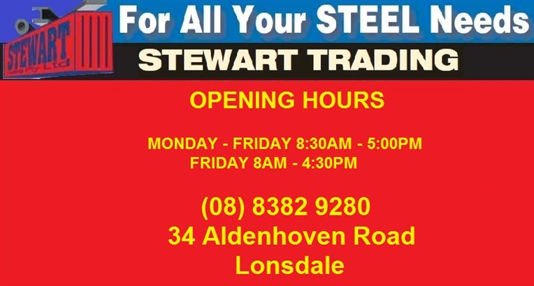 Stewart Trading - Stewart Steel Supplies Opening Hours